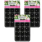 Ozoffer 3PCS of 12 Hole Plant Seeds Grow Plant Propagation Nursery Seedling Tray Set