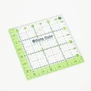 CUTE CUT RULER Lori Holt ~ 3.5" x 3.5" ~ Green ~ QUILTER'S RULER *STCC-5535
