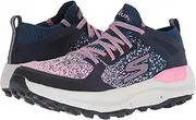 [Skechers] Women's Go Run Max Trail 5 Ultra Navy/Pink Lifestyle Shoe 7 Women US