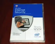 McAfee Internet Security 2015 | 3 Devices | NO CD Drive Needed *FACTORY SEALED*