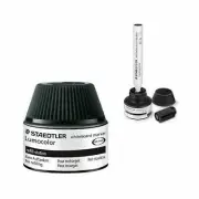 48851-9 STAEDTLER LUMOCOLOR WHITEBOARD MARKER INK COLOUR REFILL STATION BLACK