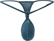 [Generic] Men's Through G-String Underwear,Mesh See Through Thongs T-Back Bikini Underwear