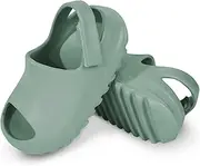 [bolukets] Toddler Little Kids Slides Sandals, Summer Slip On Lightweight Slippers for Boys and Girls, Beach Pool Anti-slip Water Shoes Indoor Outdoor Sandals