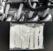 White Spark Plug Wire Boots Thermal Protection Insulator Sleeve Fit Toyota (for: Toyota)