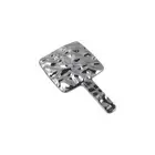 Silver Makeup Mirror Liquid Shape Vanity Mirror Handheld Mirror Makeup Tools