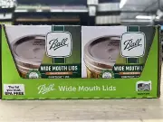 NEW CASE OF (288) Ball Wide Mouth Dome Canning Lids (24) 12PKS 1440042050