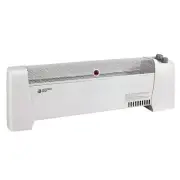 1500W White Baseboard Electric Home Space Utility Heater Dent Proof End Panel