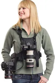 Sevenoak Dual Camera Harness, SK-MSP01 Multi Carrying Chest Vest System with Sid