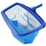 Pool Skimmer Net, Heavy Duty Leaf Rake Cleaning Tool, Fine Mesh Net Bag Catcher