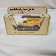 MATCHBOX LESNEY MODELS OF YESTERYEAR 1912 Ford Model T Y-12 SCALE 47:1 NOS 1978