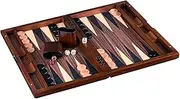 Philos 19-inch Wooden Mykonos Backgammon Set
