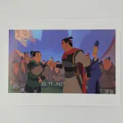 Mulan Postcard Shang Chi-Fu Disney Enterprises Hyperion 1998 Army 4.75"x6.5"