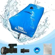 LTCANOPY 240L/60gal Foldable Water Bladder Tanks - Large-Capacity Collapsible Soft Drought-Resistant Water Bag for Fire-Fighting & Agricultural Use