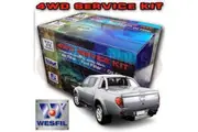 Wesfil Air/Oil/Cabin/Fuel Filter Service Kit For Mitsubishi Triton 2 5L TD ML/MN Series 4D56