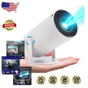 4K Full HD Mini Movie Projector - Lightweight, Auto Keystone & Built-in Speakers