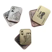 Poker Style Magnetic Push Slider Adult Metal Fidget Sensory Toys Stress Relief