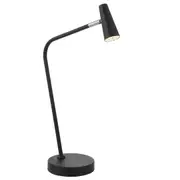 Bormio Black Dimmable LED Desk Lamp