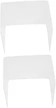 SEWACC 2pcs Sneeze Guard Desk Partition Screen Protective Shield for Students Easy to Clean Divider Board for Classrooms and Countertops Privacy Barrier for Safe Learning