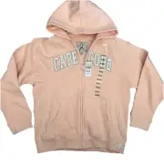 NWT Cuffy’s Of Cape Cod Youth Girls Pink Full Zip Sweatshirt Size Medium (10/12)
