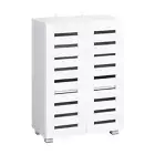 Artiss Shoe Cabinet Shoes Storage Rack 20 Pairs Organiser Shelf Cupboard Wht NEW