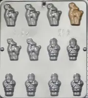 Deer, Santa Assortment Chocolate Candy Mold Christmas 2127 NEW
