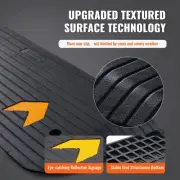 Heavy-Duty Rubber Threshold Ramp, 5 cm Rise, 15 Ton Capacity, Non-Slip Surface