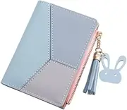 [SAFIGLE] 1Pc Women's Short Wallet with Tassel Zipper Retro Change Pouch Coin Purse Stylish Bag for Everyday Use