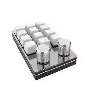 Plug&Play Type-C USB Mini 12-Key Mechanical Keyboard Programmable Keys Keypad