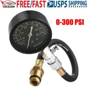 0-300 PSI Engine Cylinder Compression Gauge Tester Tool for Auto Car Motorcycle