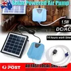 Solar Powered Oxygenator Aerator Air Pump Oxygen for Outdoor Pond Fish Tank AU