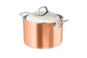 Chasseur Escoffier Induction Stock Pot with Lid 24cm 7L Copper