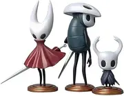 Set of 3 Hollow Figure Game Knight Action Figure Model 6-12 cm PVC Cartoon Toy Statue Collectibles Decoration Gifts
