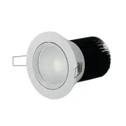 LIMELIGHT Hero LED Downlight Kit - 15W COB - Warm White - Dimmable - 90mm White Frame