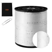 Polyester Pull Tape, 1.9 cm x 321 m Mule Tape Flat Rope, 1134 kgf Tensile Capacity, Printed Webbing Cable Pulling Tape for Packaging, Gardening, Commercial Electrical, Conduit Work,