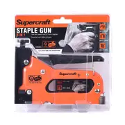 Supercraft General Purpose 3-In-1 Heavy Duty Staple Gun Home Improvement DIY