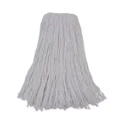 Boardwalk� Mop Head, Premium Standard Head, Rayon Fiber, 32oz, White, 12/Carton