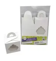 Cupcake Boxes Single Cupcake Muffin Containers with Insert Window & Handle
