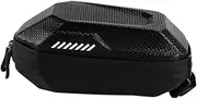 Mipcase 1pc Waterproof Saddle Bag Pouch Bike Triangle Bag Waterproof Shoulder Bike Road Large Motorcycle Seat Extra Bicycle Holder Mount Storage Pouch Carbon Pattern Eva Black
