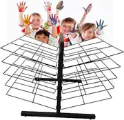 Art Drying Rack,Desktop Classroom Drying Rack,(10th Floor) Metal Drawing Paper Drying Rack,Space Saving Rack Suitable for Art Classrooms, Homes and Offices