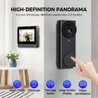 4 3 Inch Screen Wireless Security Camera Door Bell for Home Monitoring