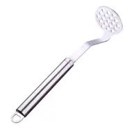 2PC Kitchen Accessories Stainless Steel Mashed Pressed Potatoes Tools, Length: 25cm