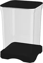 Betta Aquarium Tank – Small 4K Clear LED Fish Bowl, Mini Desk Fish Aquarium | Ornamental Starter Tank for Betta, Compact Desktop Decor for Office, Apartment, Kitchen, Dorm, Home Spaces