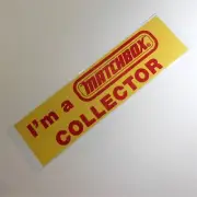 Matchbox Superfast Collector Retail Store Promotional Reproduction Sticker