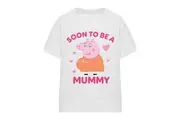 Peppa Pig Unisex Adult Soon To Be Mummy Pig T-Shirt (White) - UTTV15185