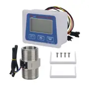 DN40 Sensor Electronic Water Flow Meter Digital for Temperature Flow Speed