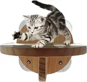 Wall Cat Shelf - Wall Mounted Perches for Sleeping Kittens - Corner Cat Shelves, Easy Install Modern Climbers for Jumping, Playing