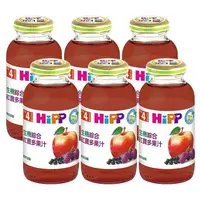 在飛比找樂天市場購物網優惠-喜寶HiPP 生機果汁|副食品200mlx6罐(2款可選) 