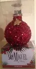 San Miguel Red Beaded Scented Reed Diffuser Oil Set: Holiday Crimson