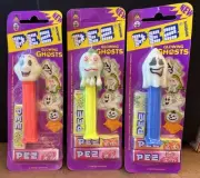 PEZ GITD *Glow In The Dark Ghosts Set* (2023) NEW! Euro Cards! Retired!
