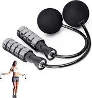 Jump Rope Rapid Speed with Weighted Solid Ball - Skipping Rope for Adults and Ki